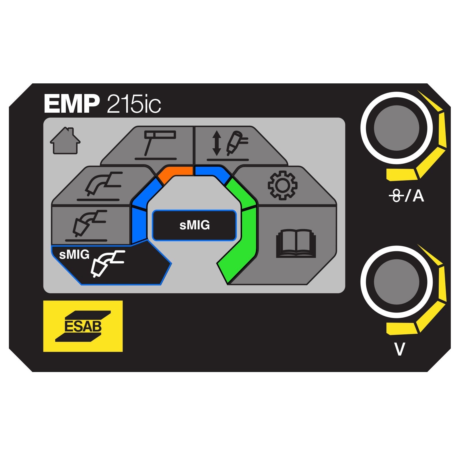 ESAB Rebel EMP 215ic MIG/Stick/TIG Welder w/ Foot Control - 0558102240