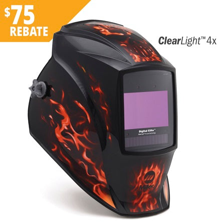 Miller Digital Elite Welding Helmet w/ ClearLight 4X, Inferno - 296772