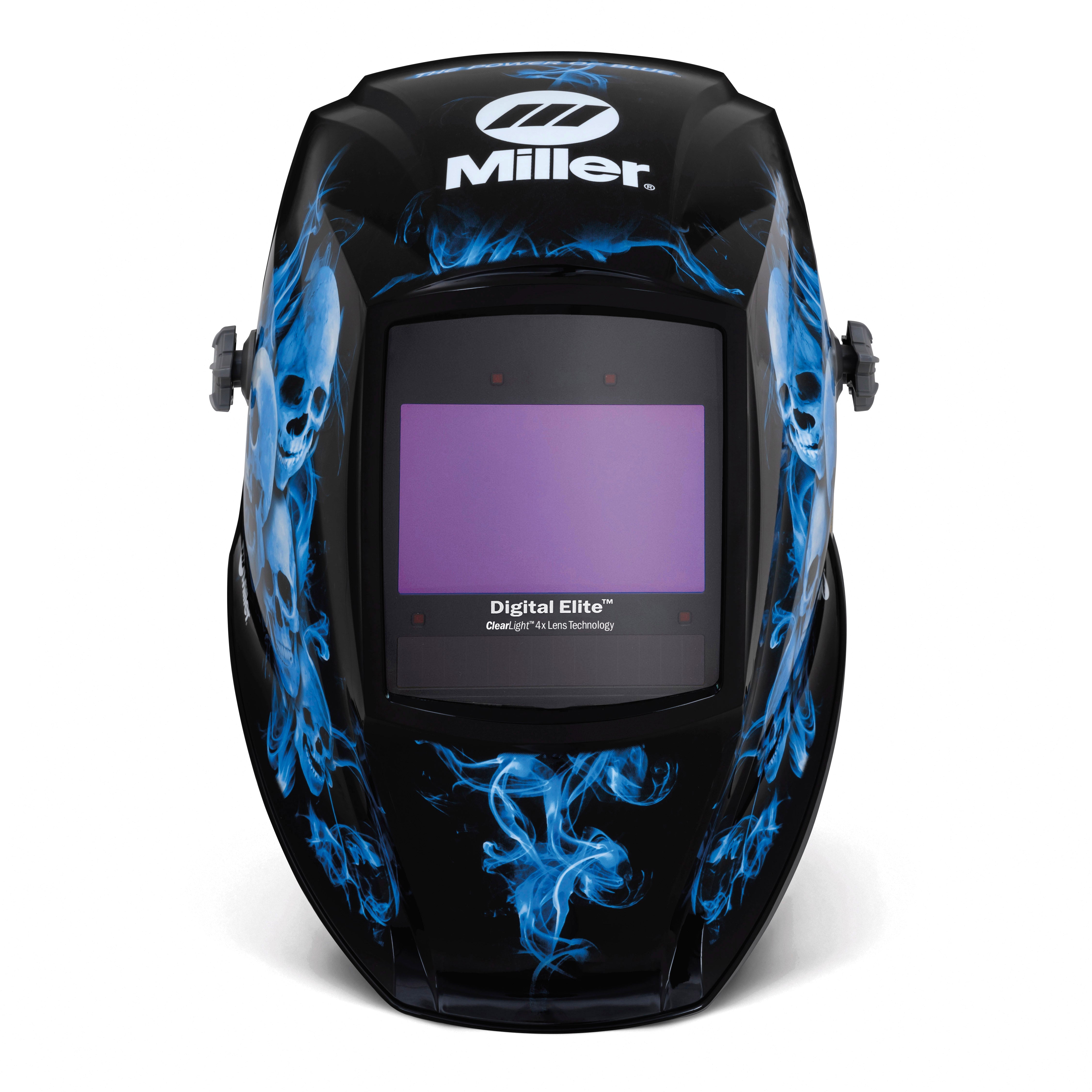 Miller Digital Elite Welding Helmet w/ ClearLight 4X, Blue Rage II - 296774
