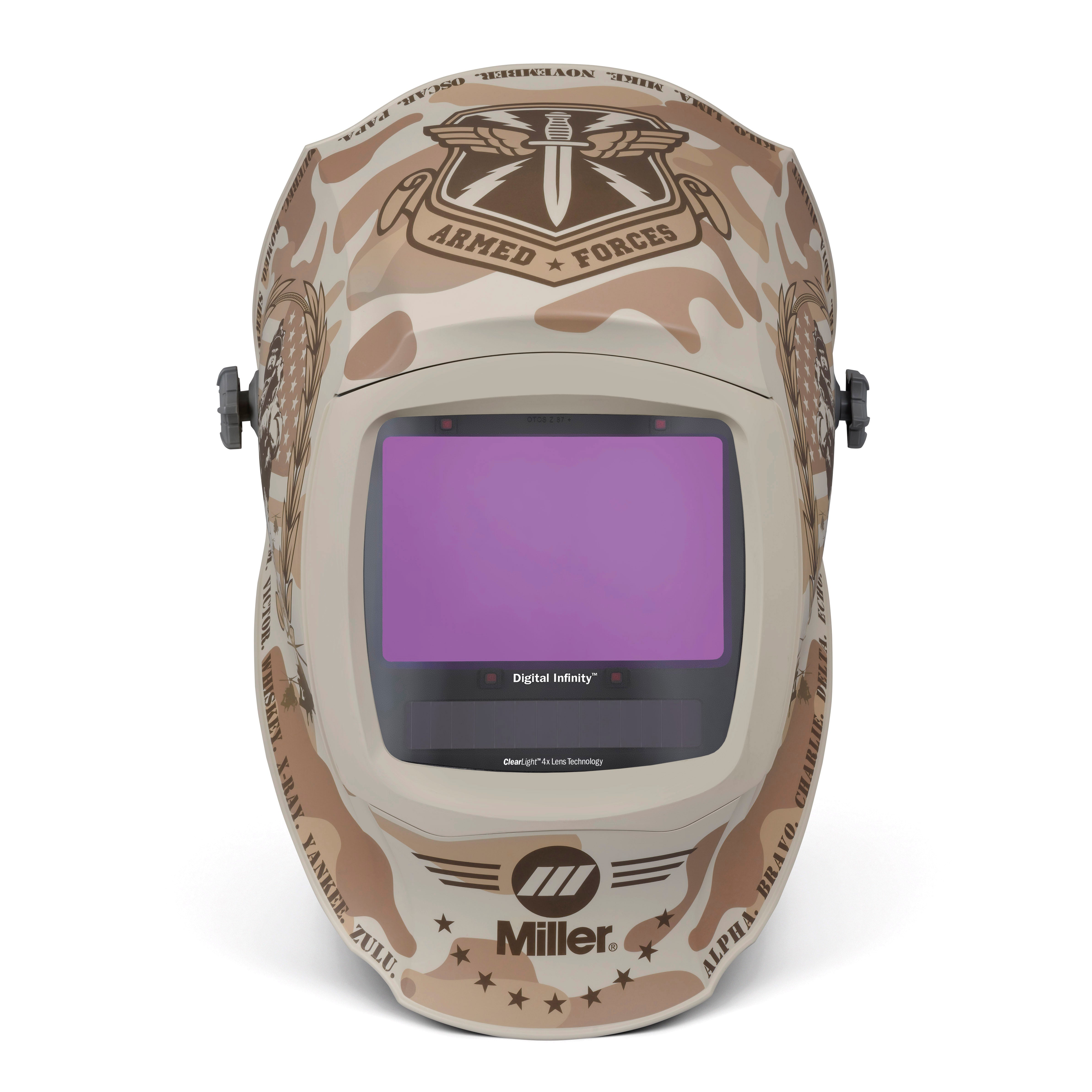 Miller Digital Infinity Welding Helmet w/ ClearLight 4X, Honor - 296785