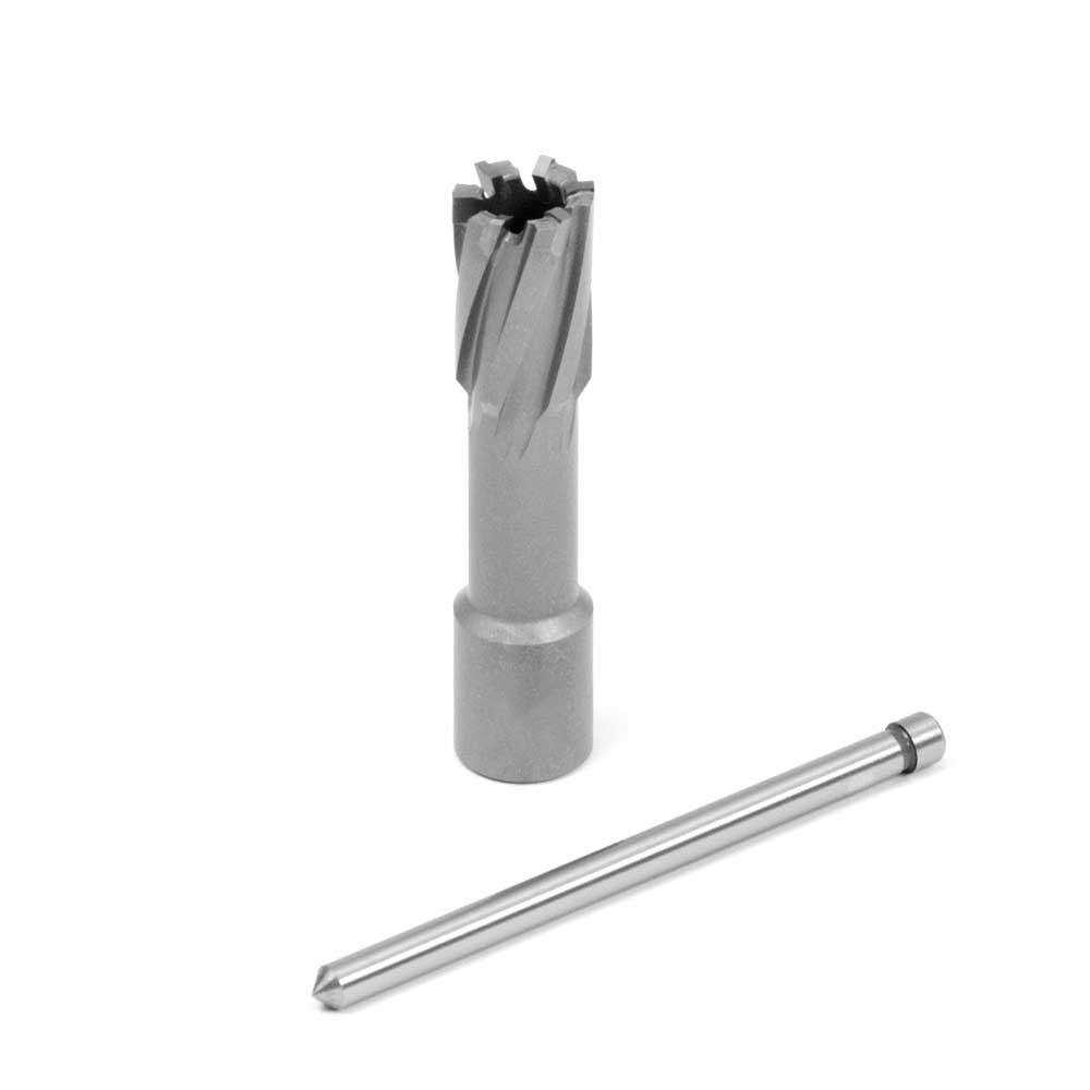 Evolution CT750L - 3/4 in. Width x 2 in. Depth Annular Carbide Tipped Cutter with 3/4 Inch Weldon Shank and Pilot Pin included