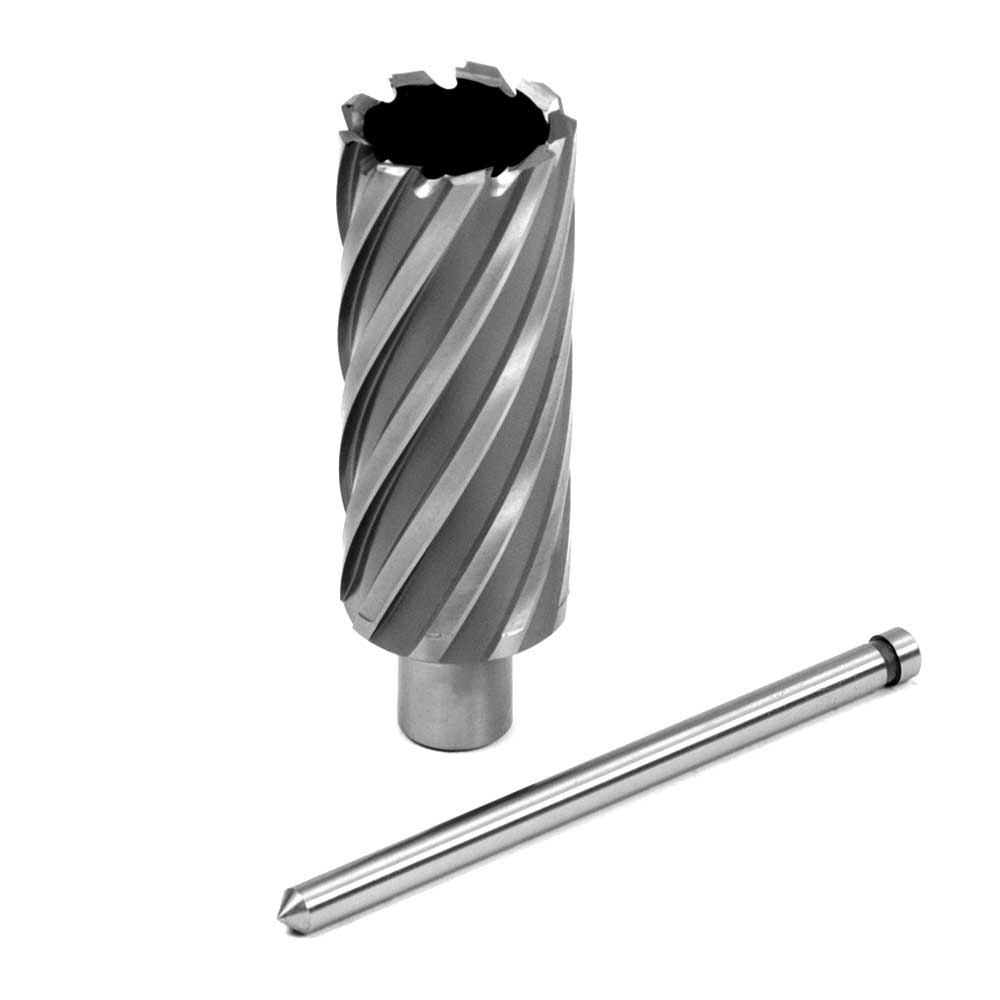 Evolution CC112X - 1-1/8 in. Width x 3 in. Depth Annular HSS Cutter with 3/4 in. Weldon Shank and Pilot Pin included