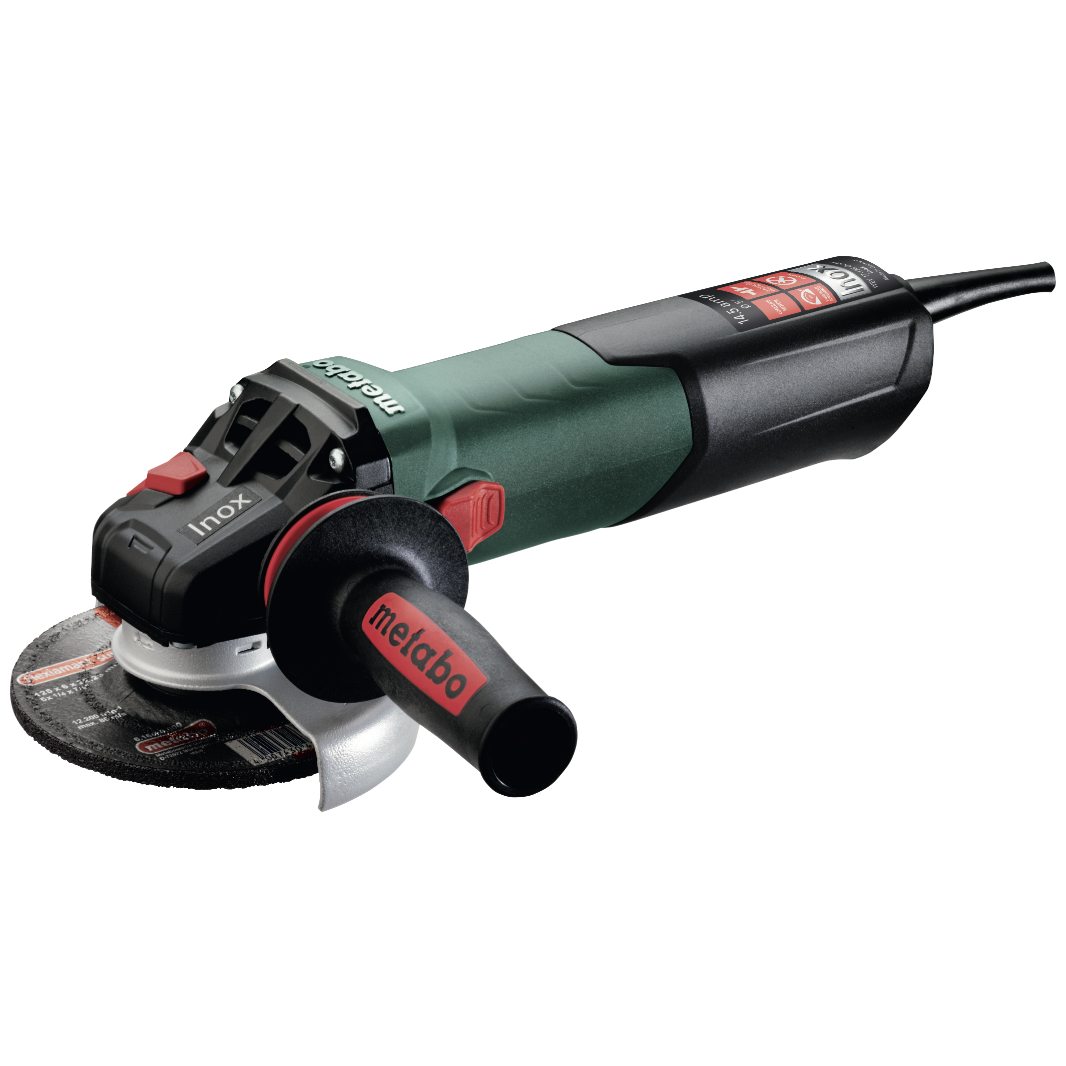 Metabo WEV 17-125 5" Quick Inox Variable Speed Angle Grinder- 600517420