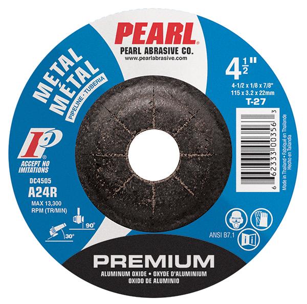 DC701P Depressed Center Premium Aluminum Oxide Grinding Wheel - Pipeline, 7" x 1/8" (10 Pack)
