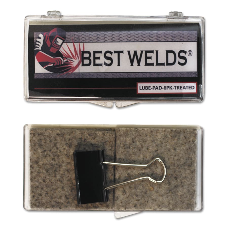 Best Welds Silver Treated Lube Pads, 6pk