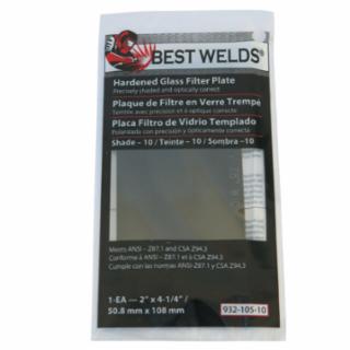 Best Welds Shaded Glass Filter Plate 2" x 4.25" - 901-932-105