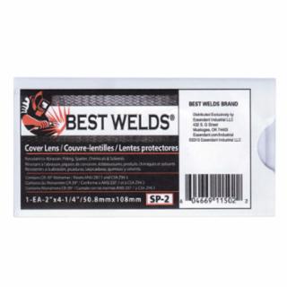 Best Welds 4.5" X 5.25" CR-39 Cover Lens - SP-45