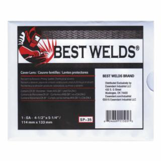 Best Welds 4.5" X 5.25" 70% CR-39 Cover Lens, 10pk - 901-SP-35