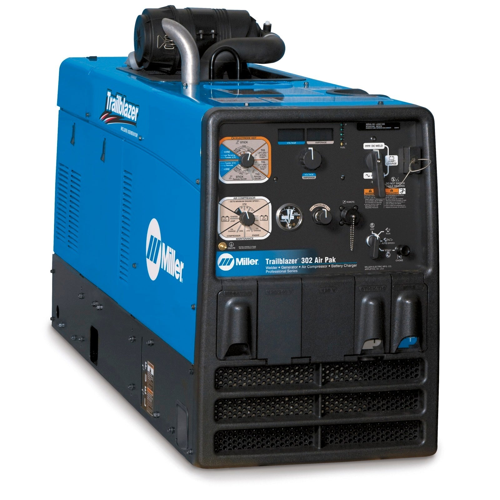 Miller Trailblazer 302 Kohler Air Pak Welder/Generator - 907549001