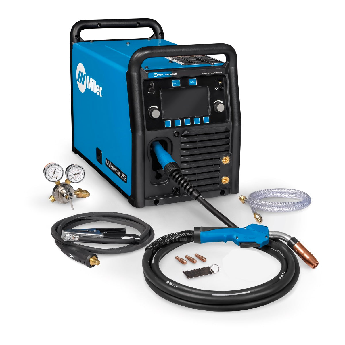 Miller Millermatic 255 MIG/Pulsed MIG Welder- 208/240V with Running Gear - 951766