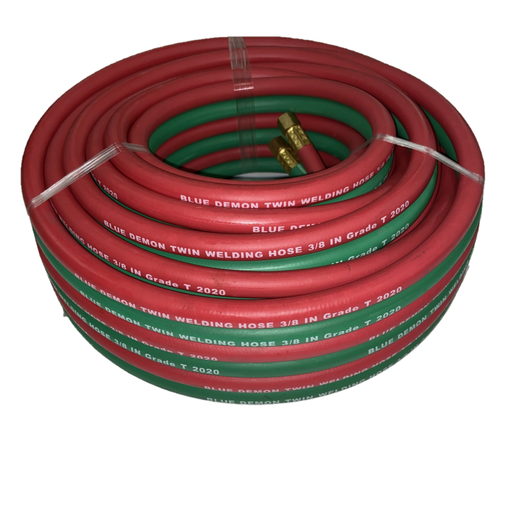 Blue Demon T Grade 3/8" X 50' Twin Welding Hose - BDGH-T38-50BB