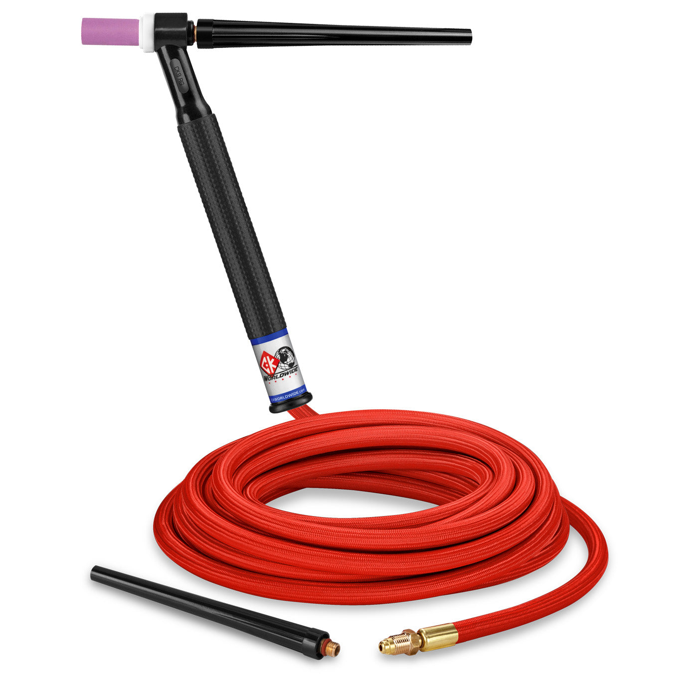 CK Worldwide 9 Series 125A Rigid Head TIG Torch w/ SuperFlex Cable