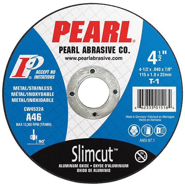 DCW04A SlimCut™ Aluminum Oxide Cut-Off Wheels, T-27, 4" x .045 x 5/8 A46 (25 Pack)
