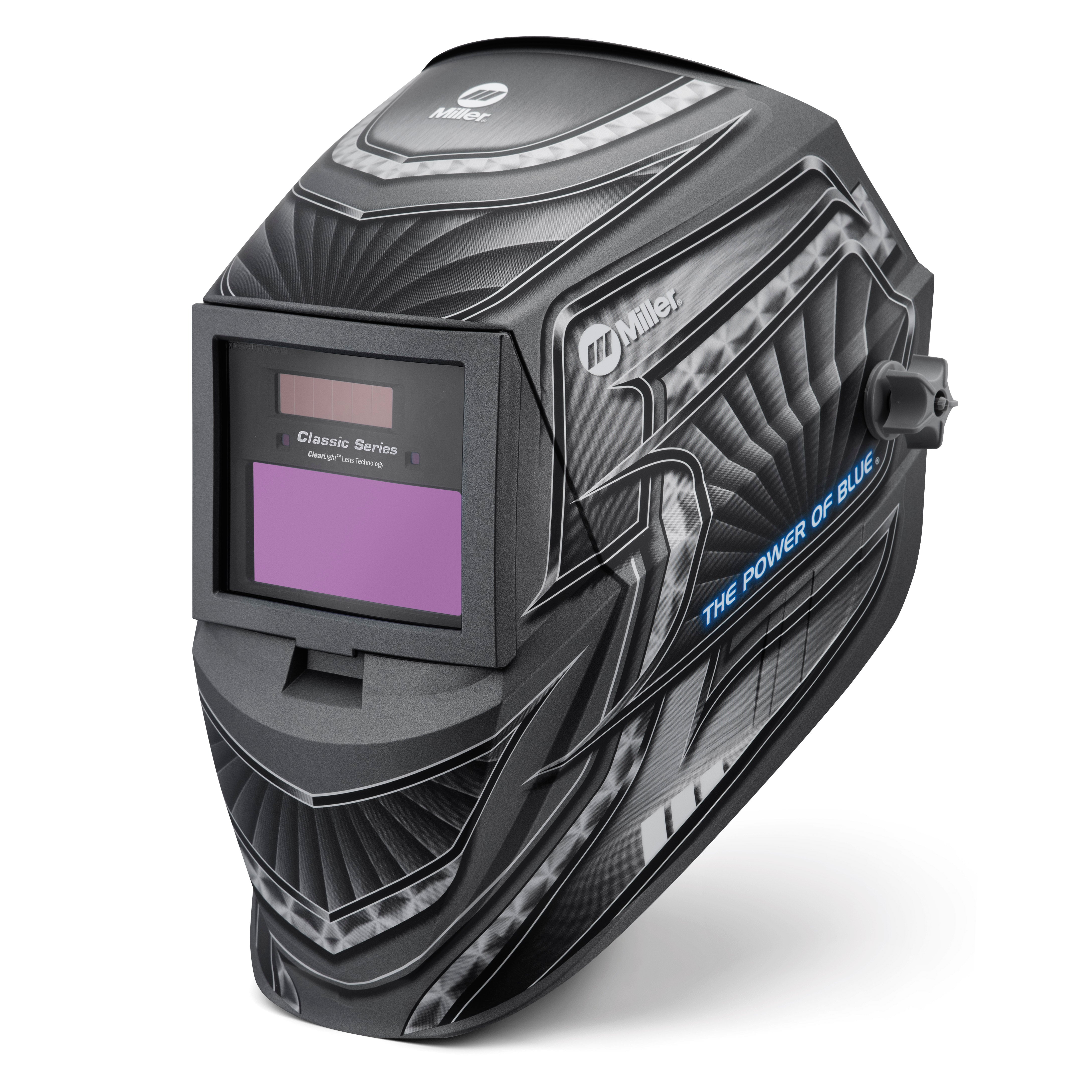 Miller Classic Series Welding Helmet w/ ClearLight Lens, Metal Matrix - 288519