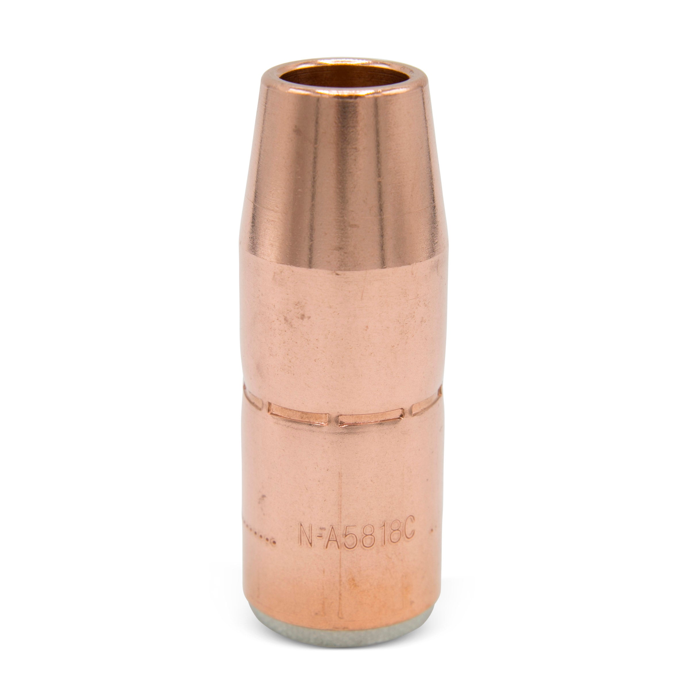 Miller AccuLock S Large Thread-On Copper Nozzle, 5/8" Orifice - N-A5818C