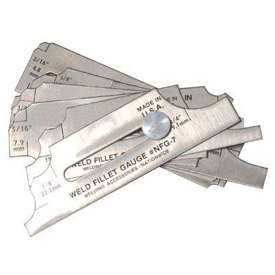 Best Welds NFG-7 Weld Fillet Gauge w/ Case - NFG-7