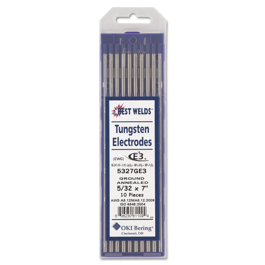 Best Welds E3 Tungsten Electrodes, 10pk