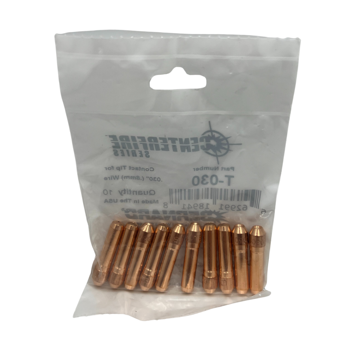Bernard Centerfire Contact Tips, 10pk