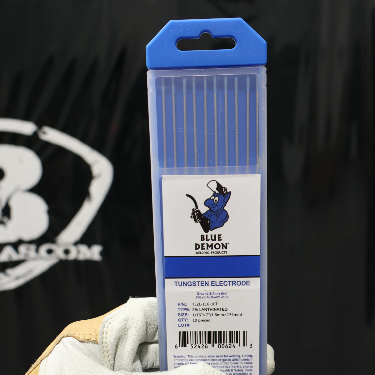 Blue Demon 2% Lanthanated Tungsten, 10/pk - TE2L