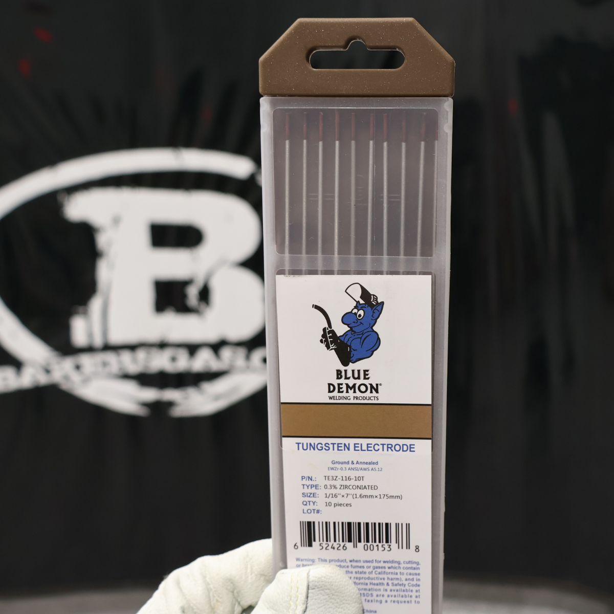 Blue Demon .03% Zirconiated Tungsten, 10/pk - TE3Z