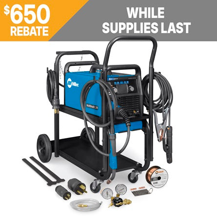 Miller Multimatic 215 Multi-process Welder w/ Cart - 951000001