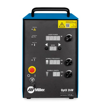 Miller OptX Handheld Laser Welder, 2kW, 240V, Complete Package - 951000109