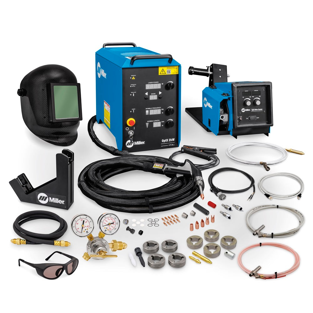 Miller OptX Handheld Laser Welder, 2kW, 240V, Complete Package - 951000109