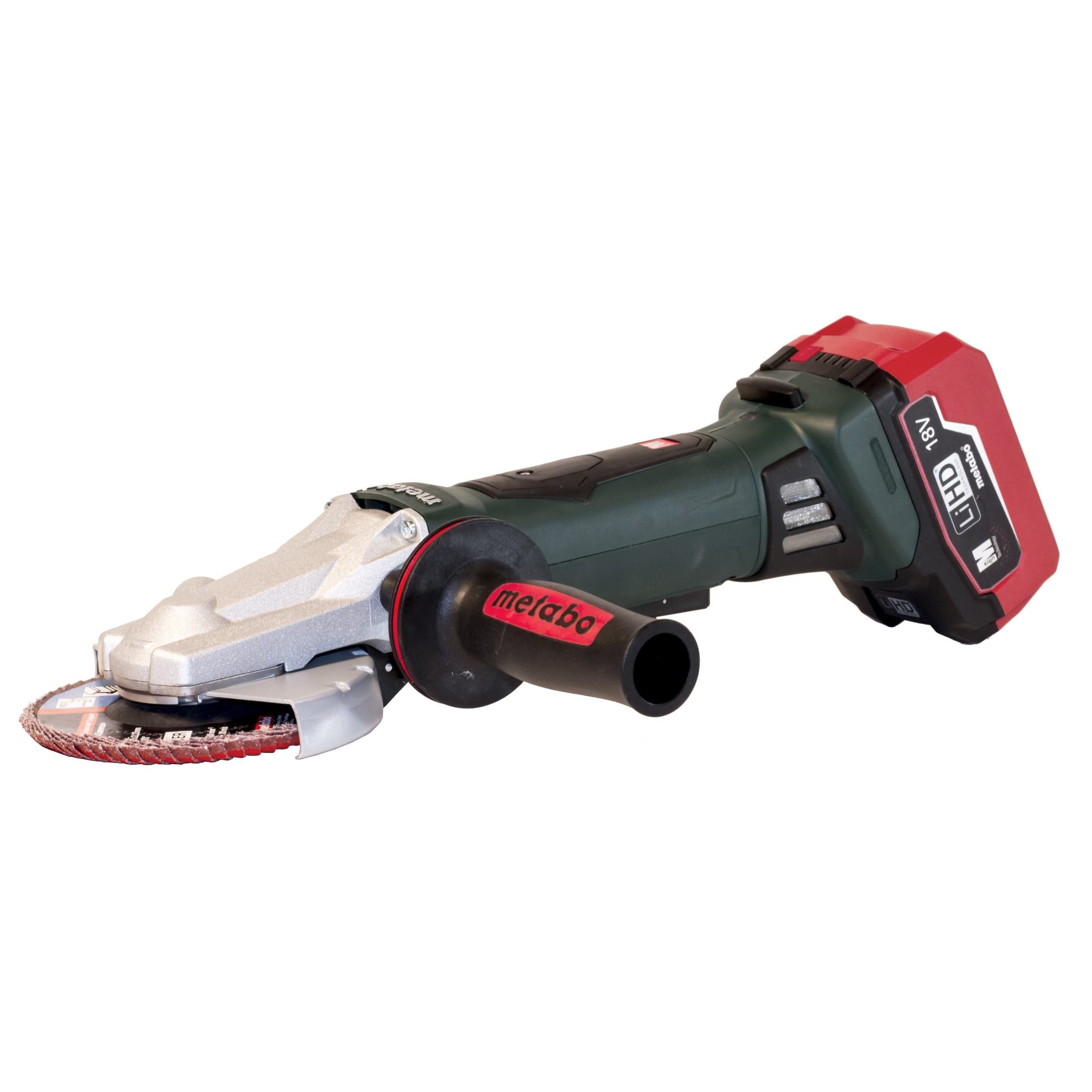 Metabo 18 LTX 125 5" Cordless Flat Head Angle Grinder - 613070860