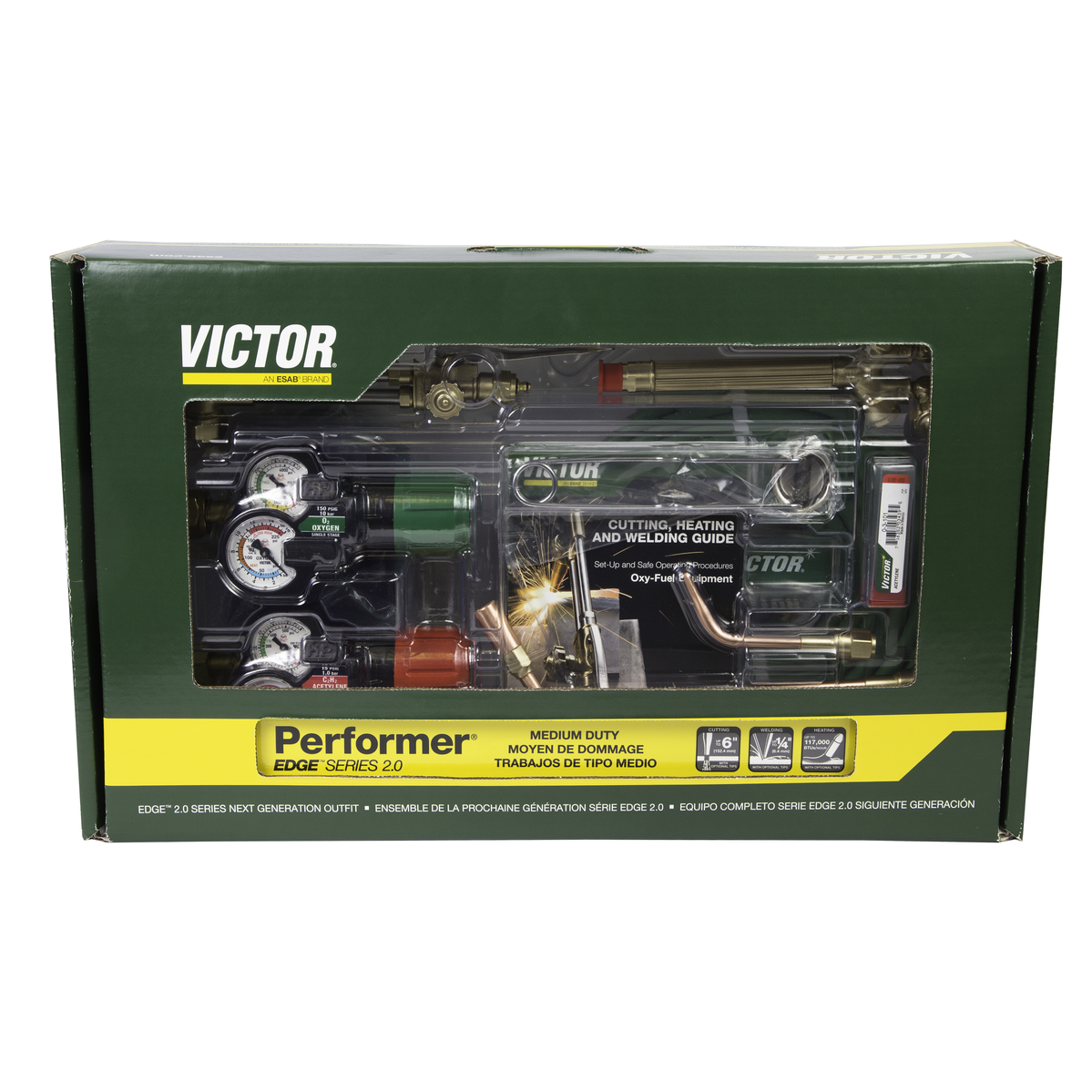 Victor Performer Kit 540/510 Edge 2.0 MD (Acetylene) CGA 510 - 0384-2125