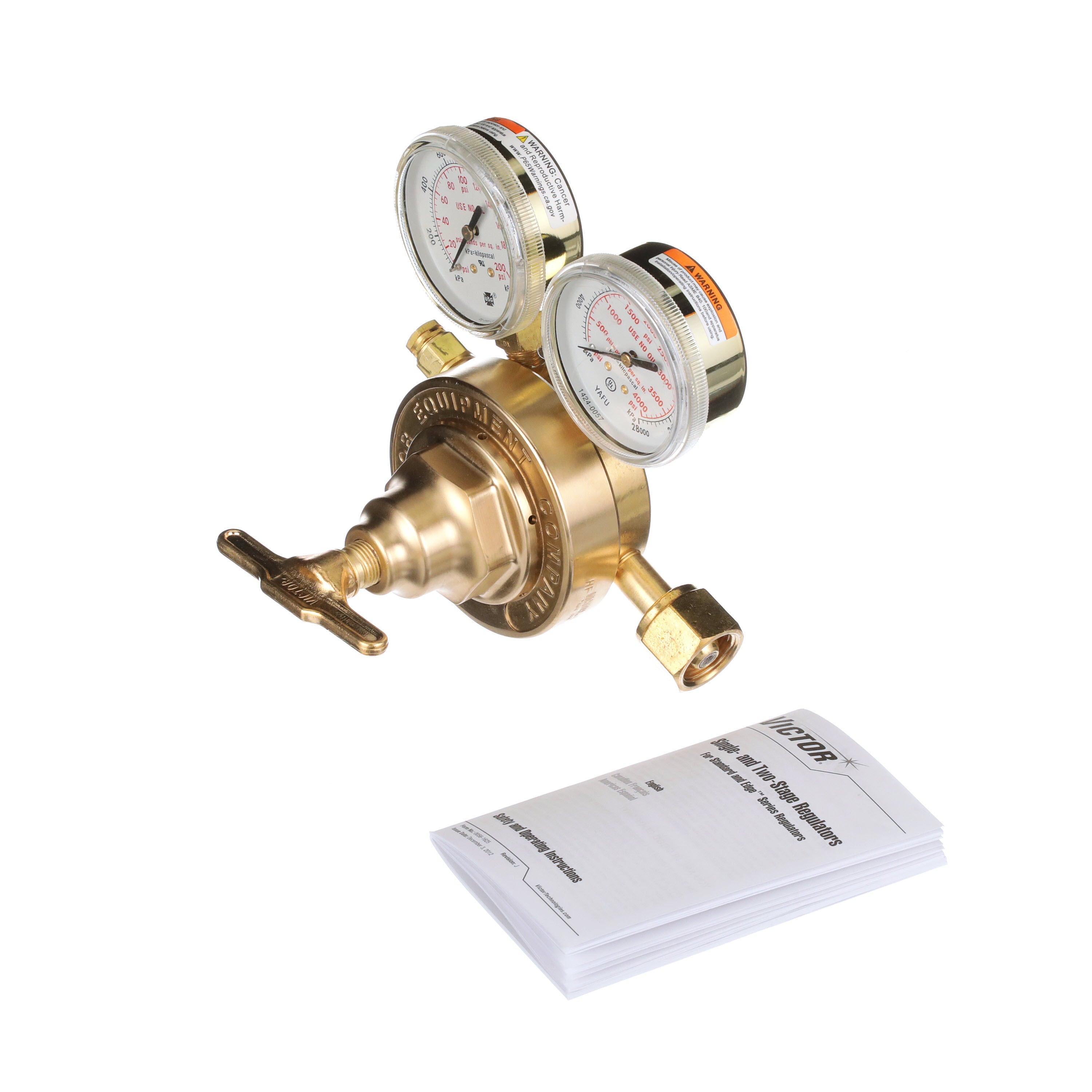 Victor SR450D-540 Oxygen HC Regulator - D Range (125 PSI) - 0781-0527