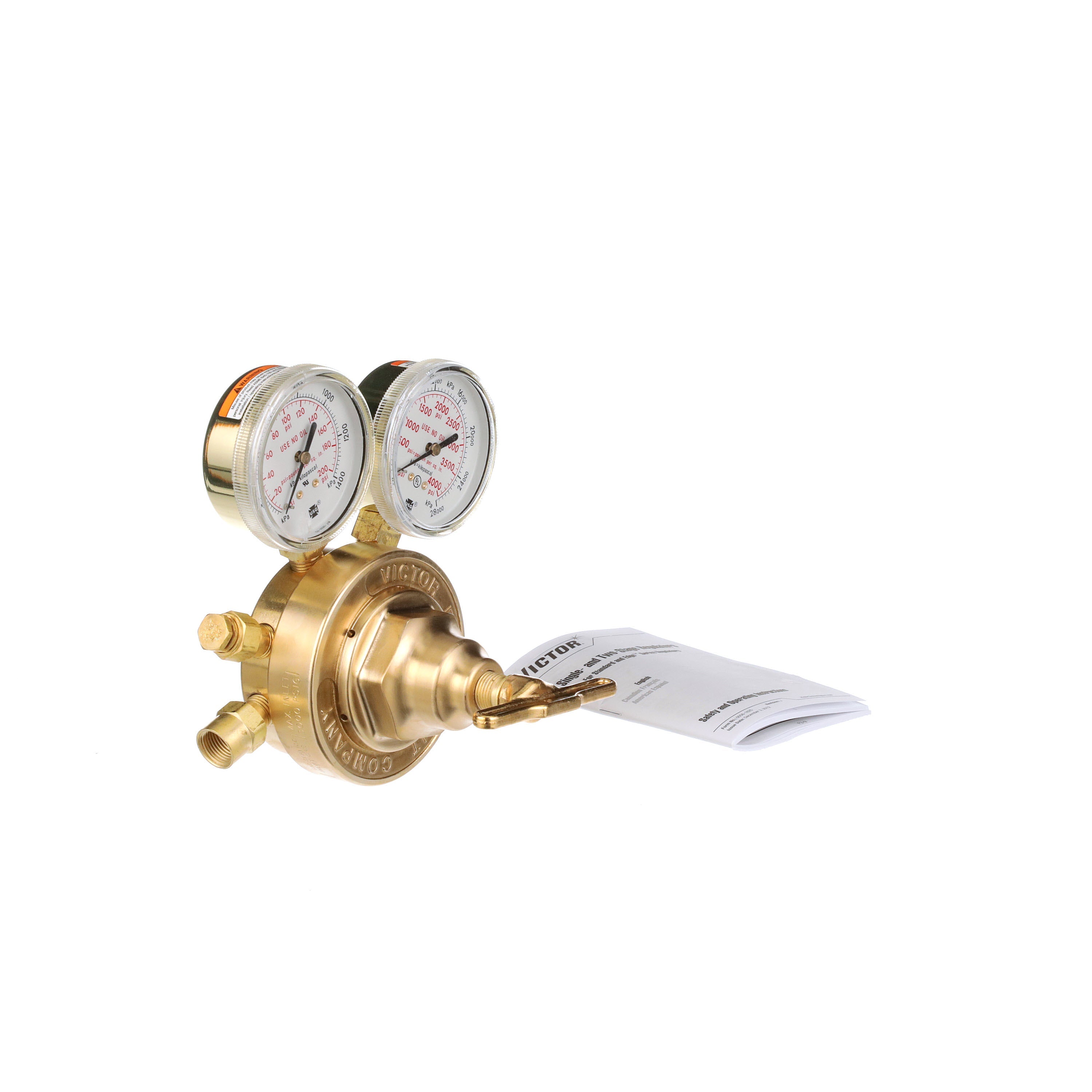 Victor SR450D-580 Inert HC Regulator - D Range (125 PSI) - 0781-0528