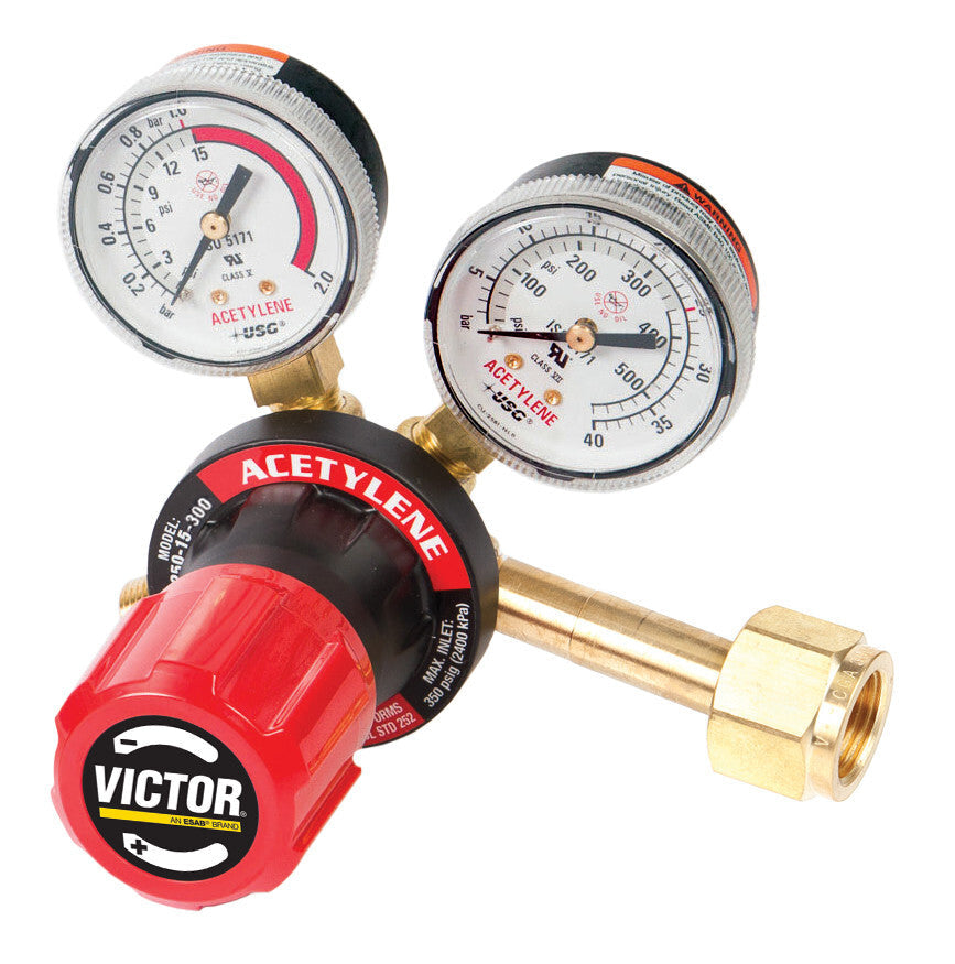 Victor G250-15-300 MD Acetylene Regulator - 0781-9406