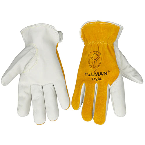 Tillman 1428 Top Grain/Split Cowhide Kevlar Sewn Drivers Glove