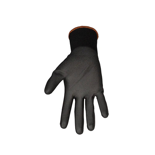 Tillman 1764 Polyurethane Coated Nylon Gloves, Black, 12pk