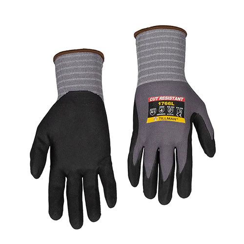 Tillman 1766 15 Gauge Nylon Glove w/ Nitrile Micro-Foam