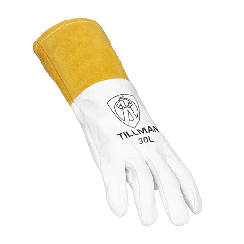 Tillman 30 Top Grain Pigskin Tig Gloves, 4" Cuff