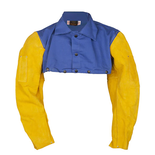 Tillman 9221 Blue Cape w Leather Sleeves