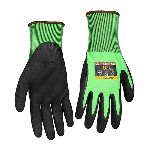 Tillman 954 Sandy Nitrile Cut Resistant Glove