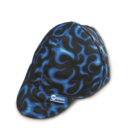 Welding Cap, Blue Flame