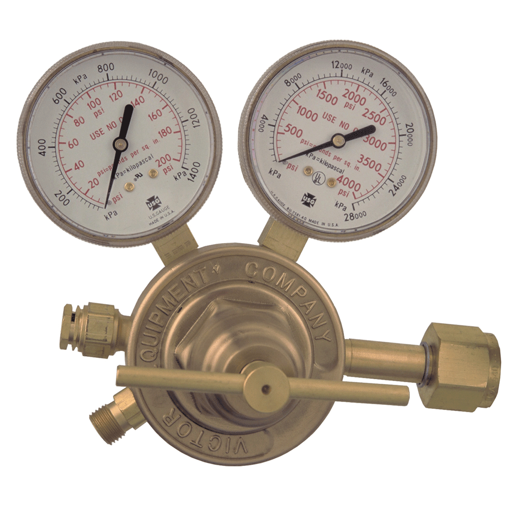 Victor Pro Single Stage SR 360, High Cap. A 15 PSIG UNF LH - 0781-2400