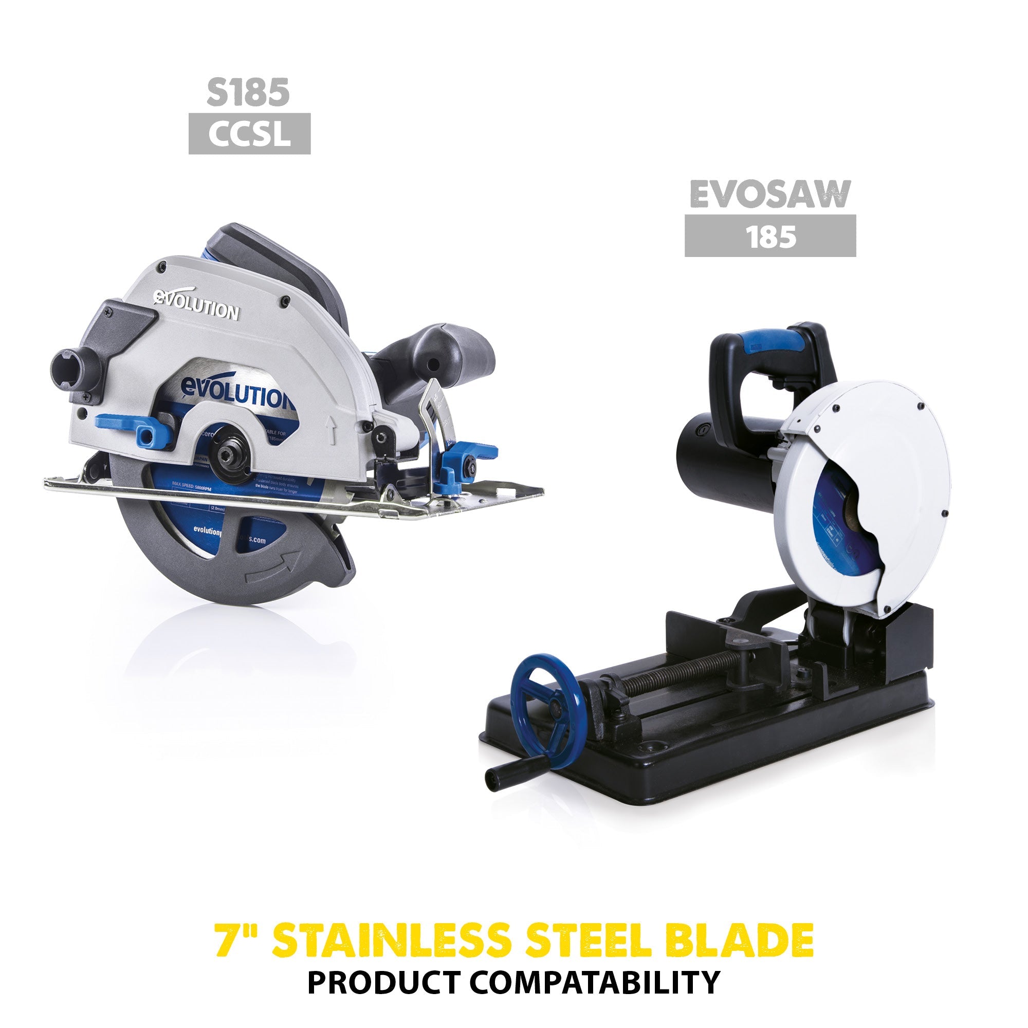 Evolution 180BLADESSN | 7 in. | 48T | 20mm Arbor | Stainless Steel TCT Blade