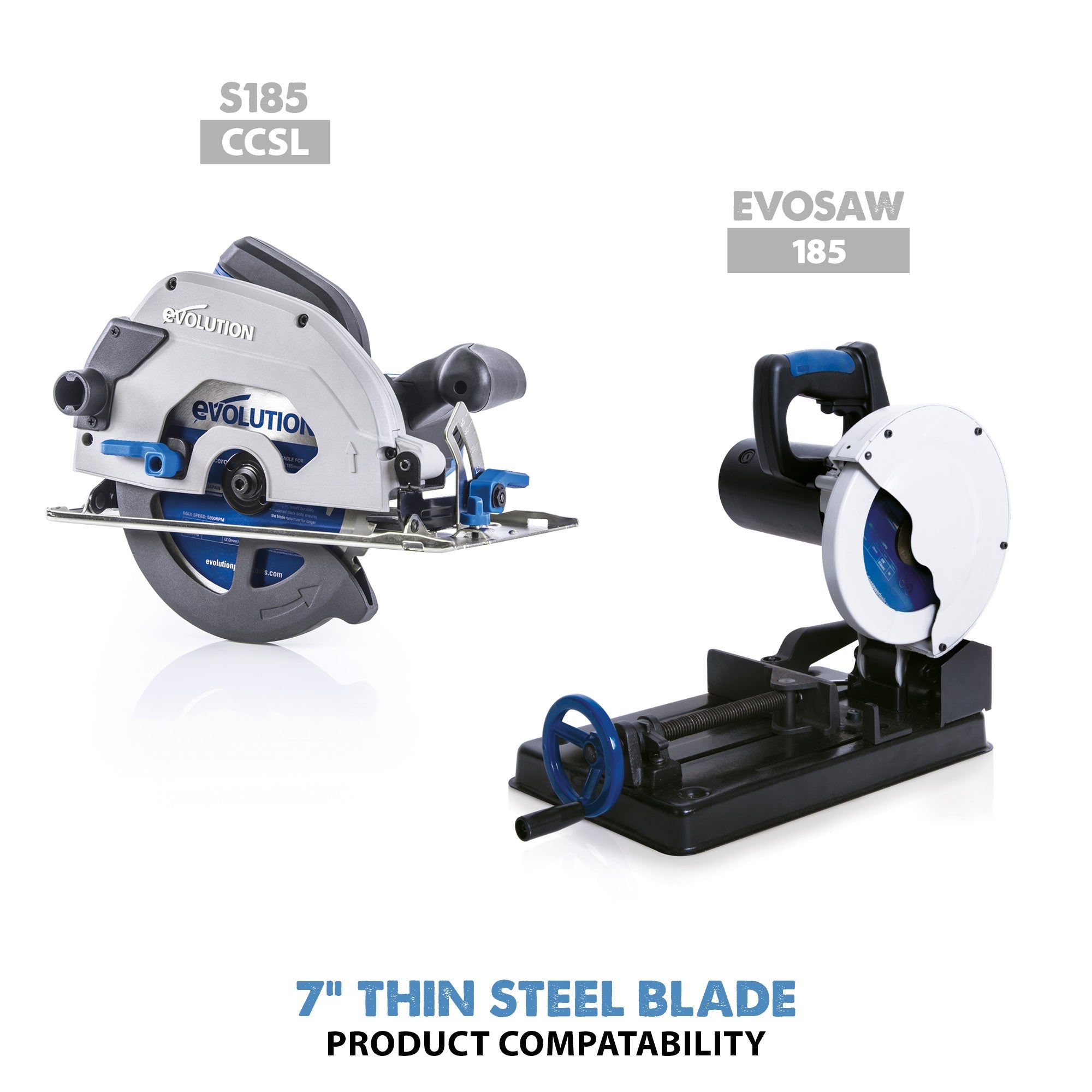 Evolution 180BLADETS | 7 in. | 68T | 20mm Arbor | Thin Steel and Ferrous Metal TCT Blade