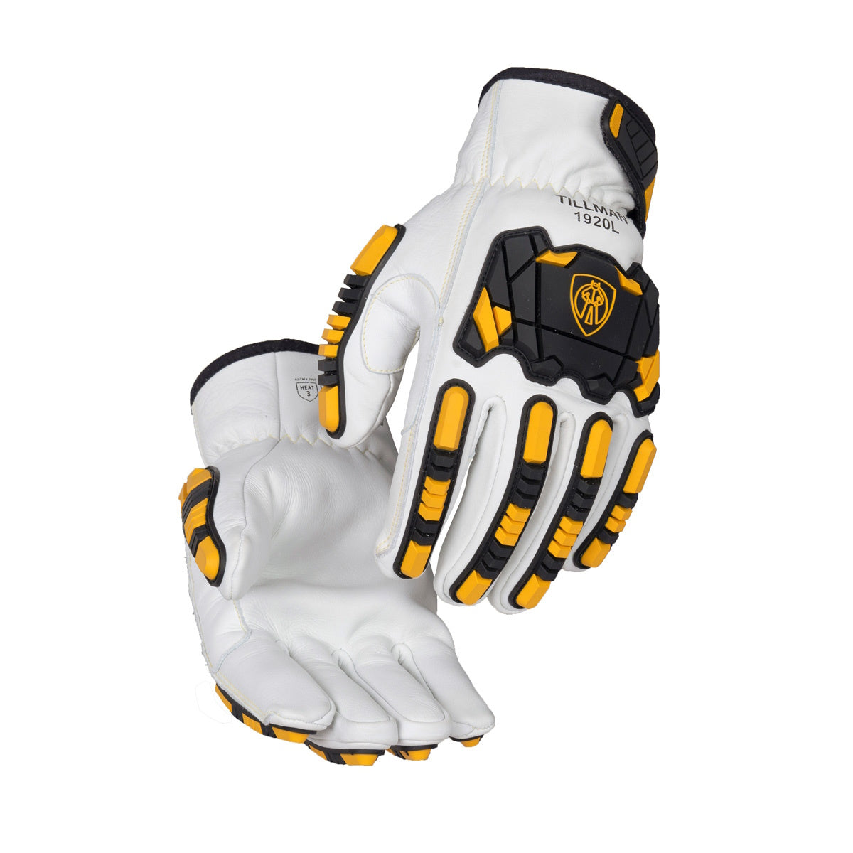 Tillman 1920 Top Grain Cowhide Impact Drivers Gloves w/ Heat & Cut Resistance