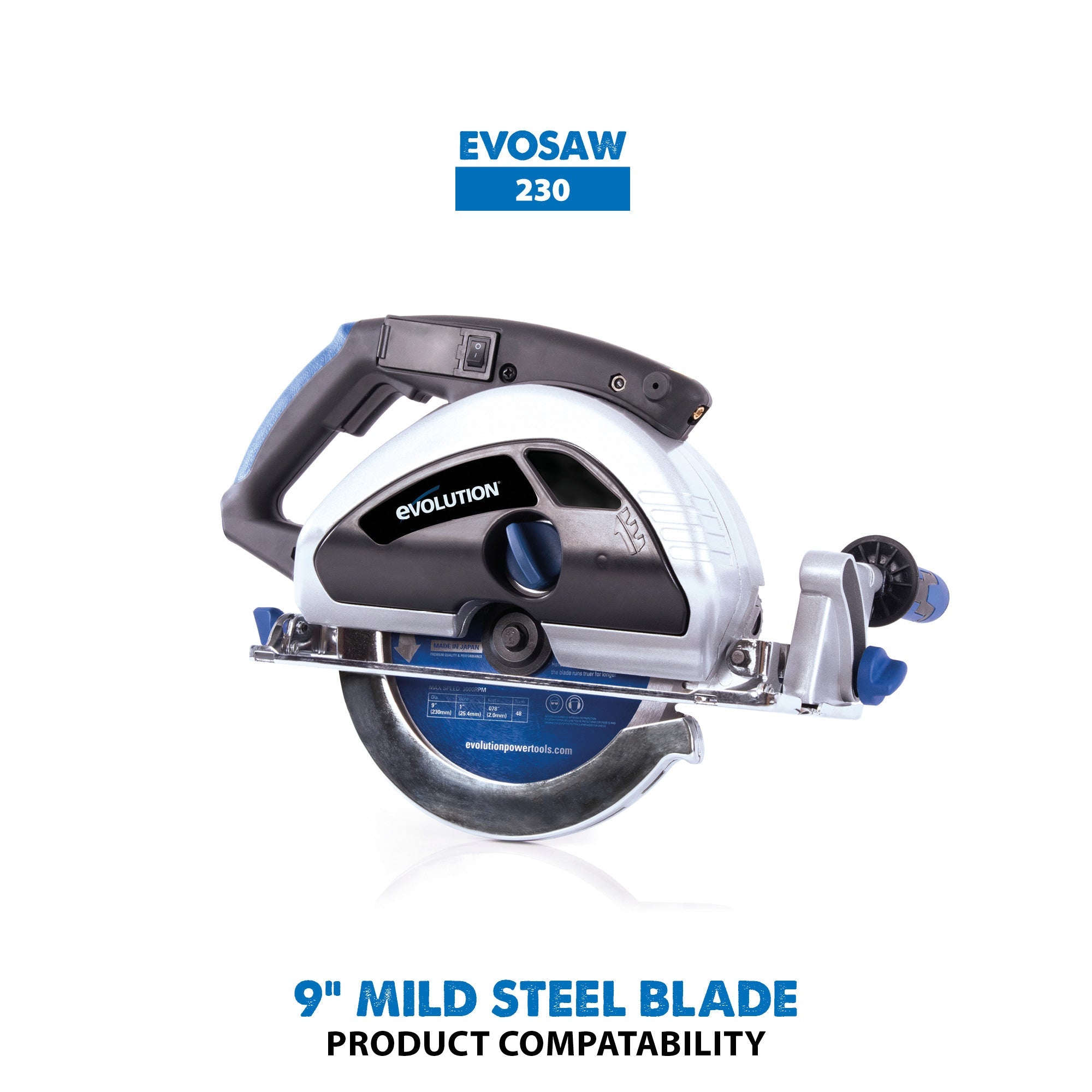 Evolution 230BLADEST | 9 in. | 48T | 1 in. Arbor | Mild Steel and Ferrous Metal TCT Blade