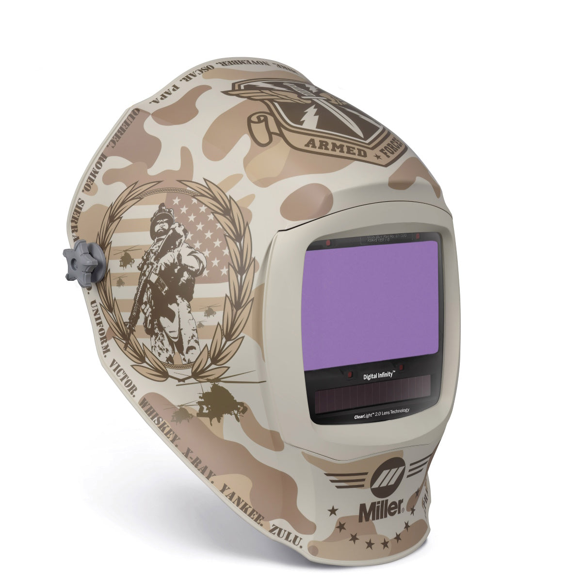 Miller Digital Infinity Honor Welding Helmet w/ClearLight 2.0 Lens - 280054