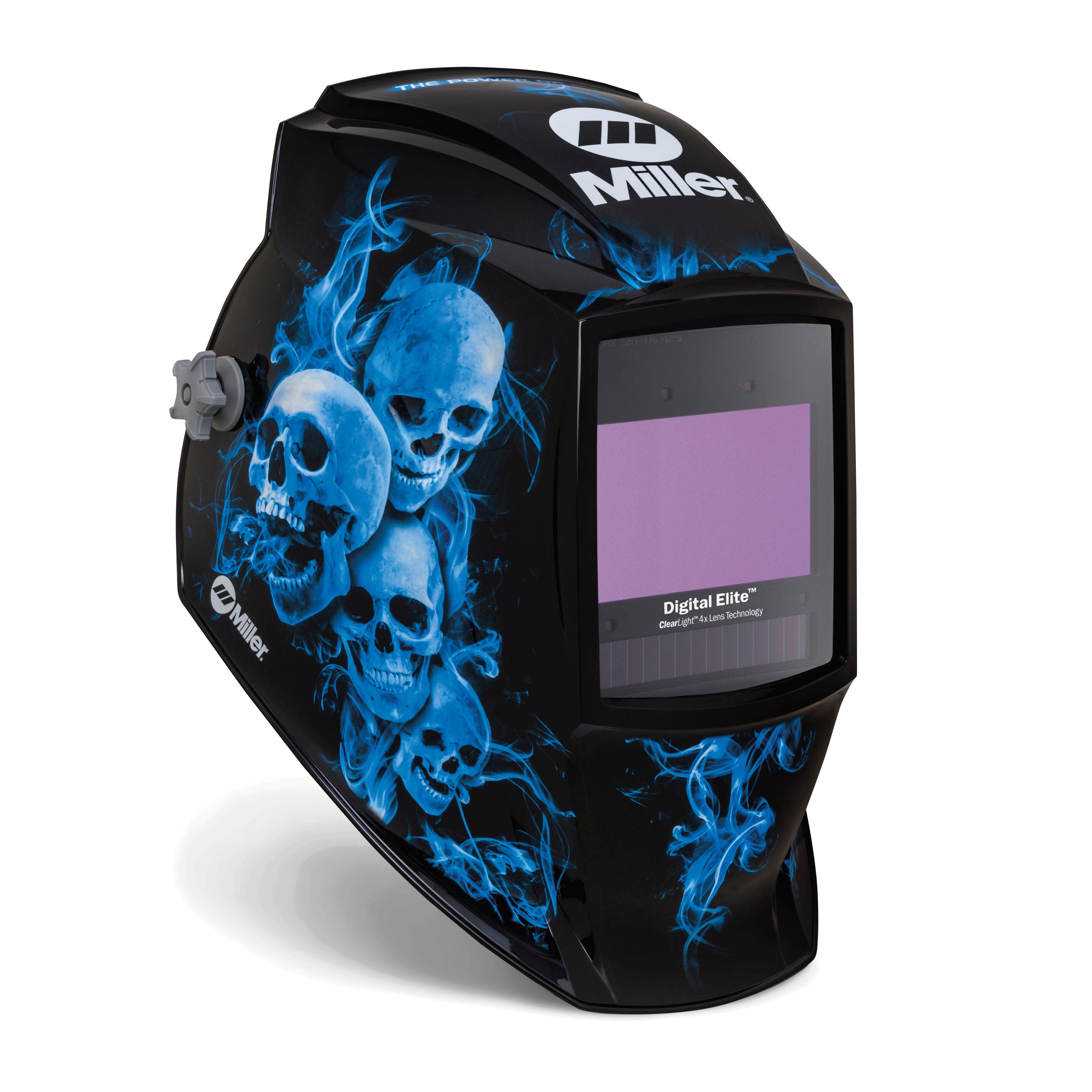 Miller Digital Elite Welding Helmet w/ ClearLight 4X, Blue Rage II - 2