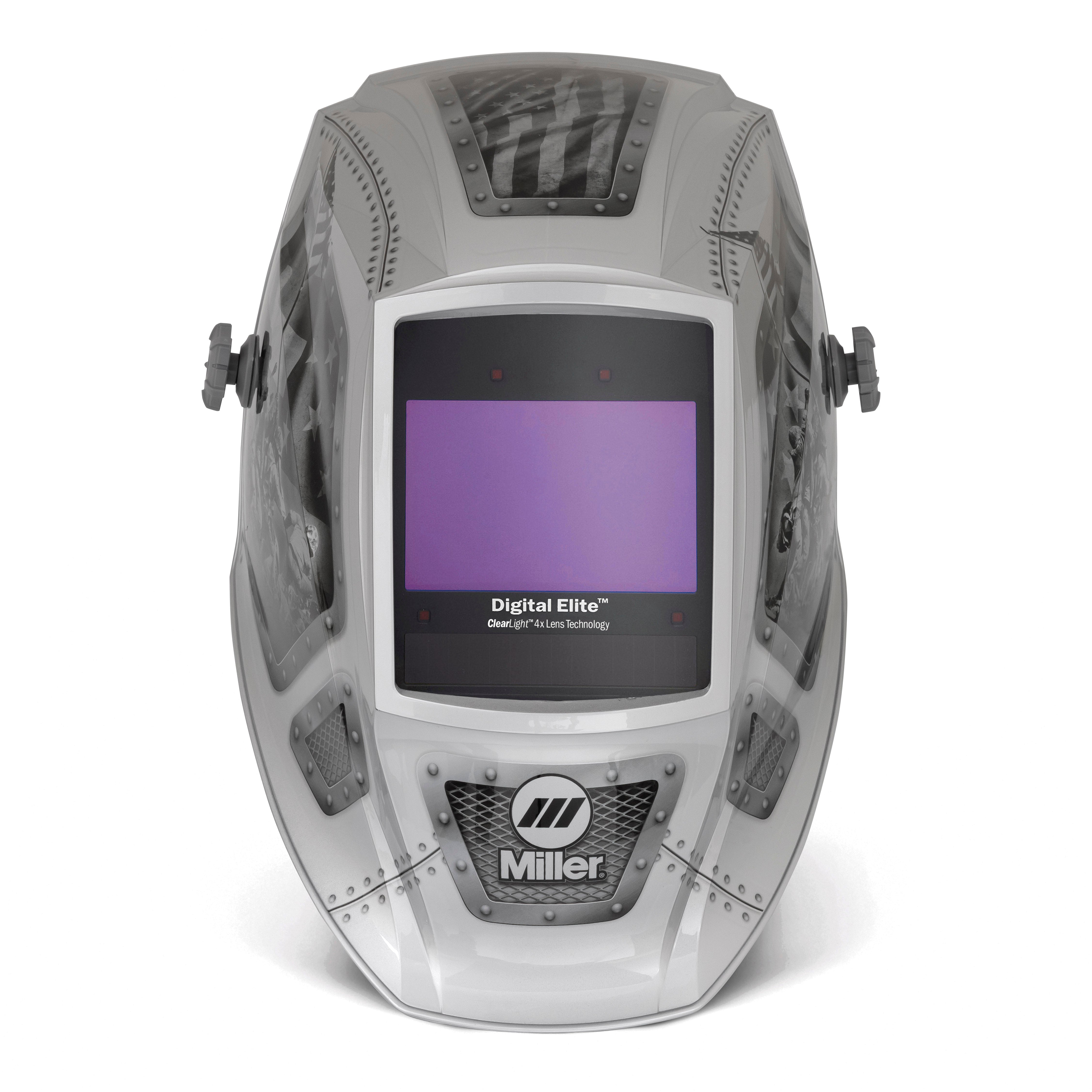 Miller Digital Elite Welding Helmet w/ ClearLight 4X, Forged in Freedom - 299617