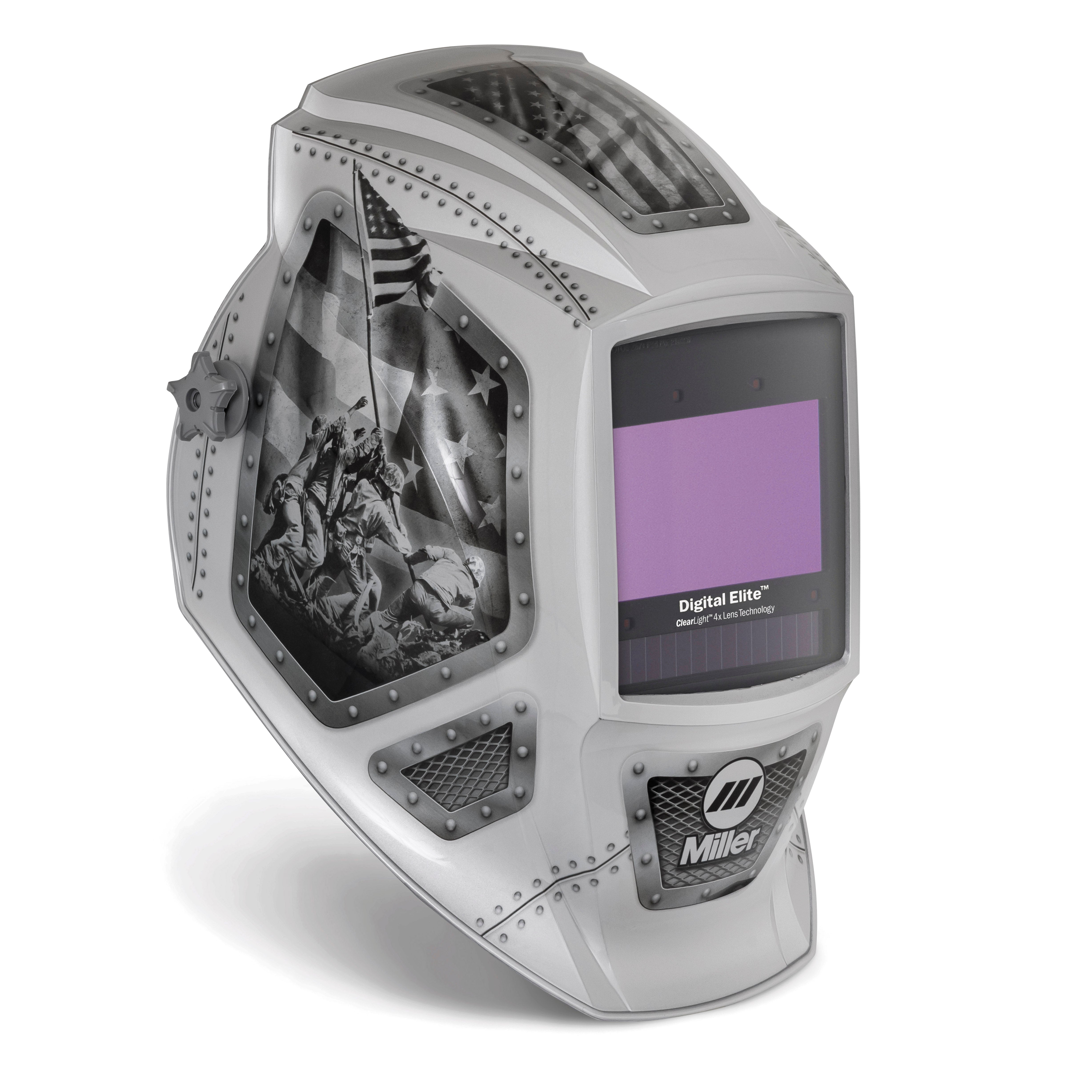 Miller Digital Elite Welding Helmet w/ ClearLight 4X, Forged in Freedom - 299617