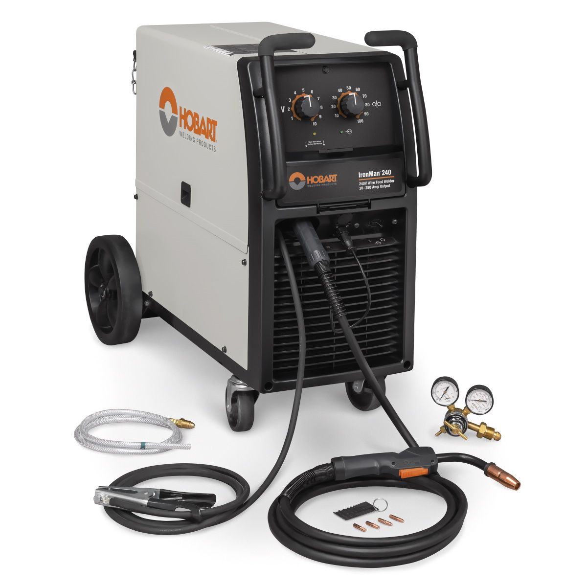 Hobart IronMan 240 MIG Welder, Wheeled - 500574