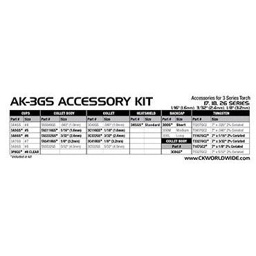 CK Worldwide AK-3GS 17/18/26 Series Gas Saver Kit
